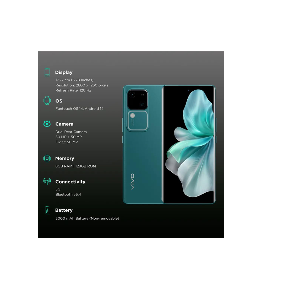 Vivo V30 5G 12GB 512GB - Lush Green Vivo V30 5G 12GB 512GB - Lush Green